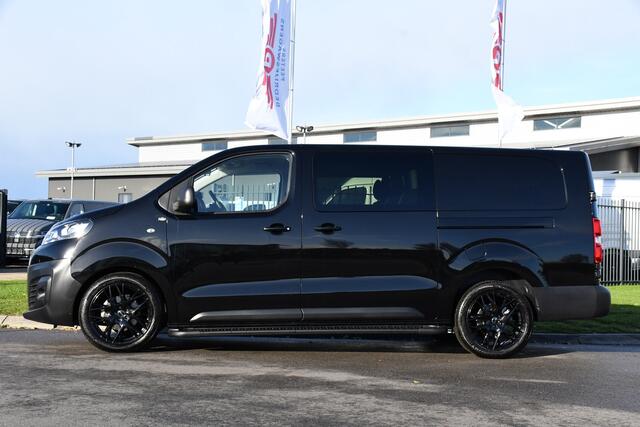 Citroen JUMPY 2.0 145 L3 DC Black Edition DEMO, 360 Camera, Cruise, Carplay, 2 x Schuifdeur, Clima, Keyless, NAVI, Automaat, Uniek!
