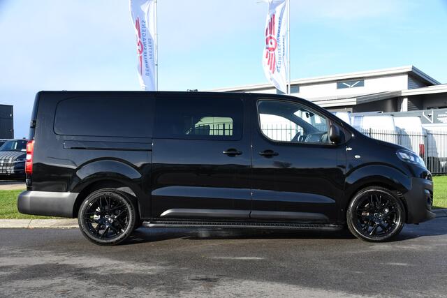 Citroen JUMPY 2.0 145 L3 DC Black Edition DEMO, 360 Camera, Cruise, Carplay, 2 x Schuifdeur, Clima, Keyless, NAVI, Automaat, Uniek!