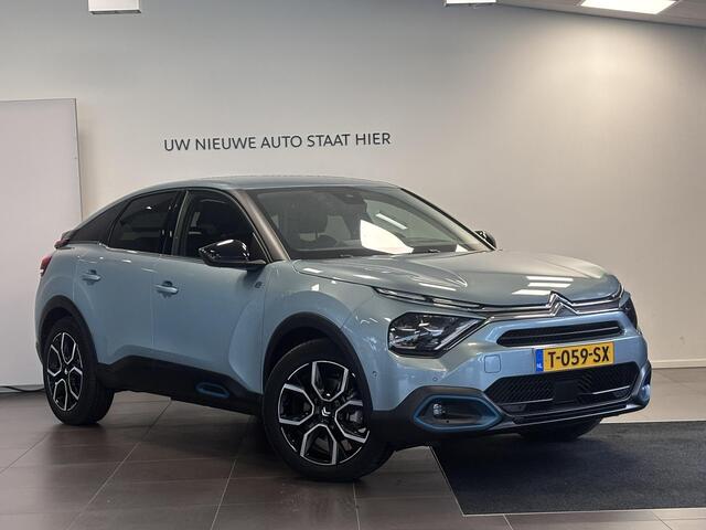 Citroen ë-C4 Shine 50kWh EV 136pk AUTOMAAT | UNIEKE KM-STAND! | LEDER | ADAPTIVE CRUISE | NAVI | STOEL+STUURVERW. | APPLE CARPLAY / ANDROID AUTO | CAMERA | CLIMA | DAB+