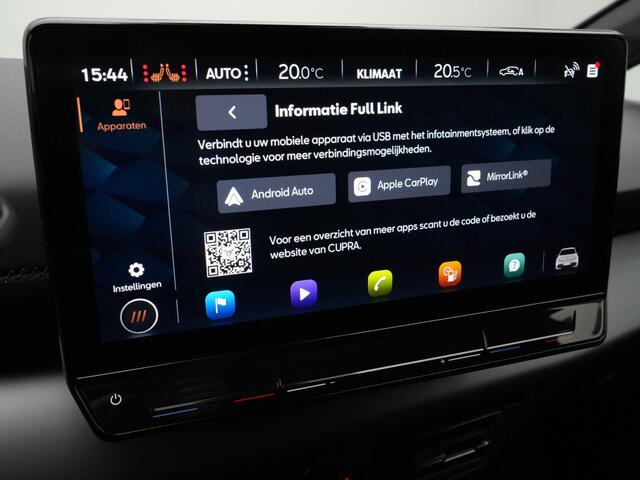 Cupra Born 82 kWh 231 pk Performance | Rondomzicht camera | Stuur-/stoelverwarming | Navigatie | Sportonderstel | 19 inch