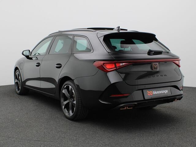 Cupra Leon Sportstourer 1.4 e-Hybrid Black Edition 245PK DSG Pano-Schuifdak, Adaptieve Cruise Controle, Virtual Pedal, Side Assist, Keyless, Stoel-Stuurverwarming, Memorystoel, 18" LM Velgen