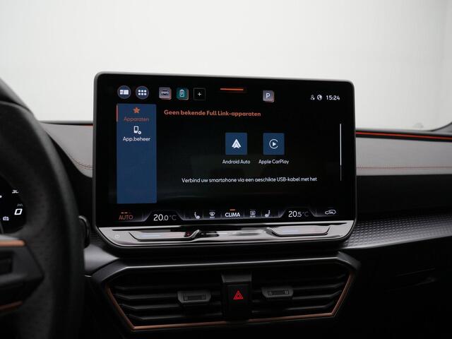 Cupra Leon Sportstourer 1.5 TSI e-Hybrid 272 pk VZ Performance | Trekhaak | Adaptieve onderstelregeling (DCC) | Kuipstoelen | CUPRA-stuur met startknop | Sennheiser geluid | Achteruitrijcamera | 19 inch