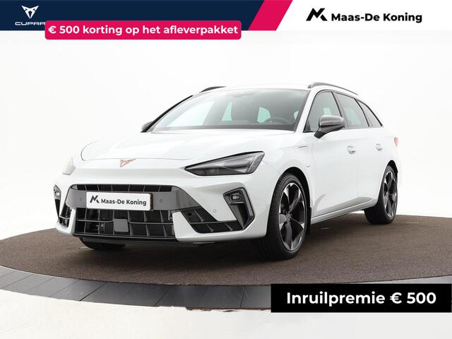 Cupra Leon Sportstourer 1.5 Tsi 204pk DSG e-Hybrid VZ Performance · Camera · Apple/Android Car Play · Elek. Trekhaak · Elek. Achterklep · 18'' Inch · Garantie t/m 20-05-2028 of 90.000km
