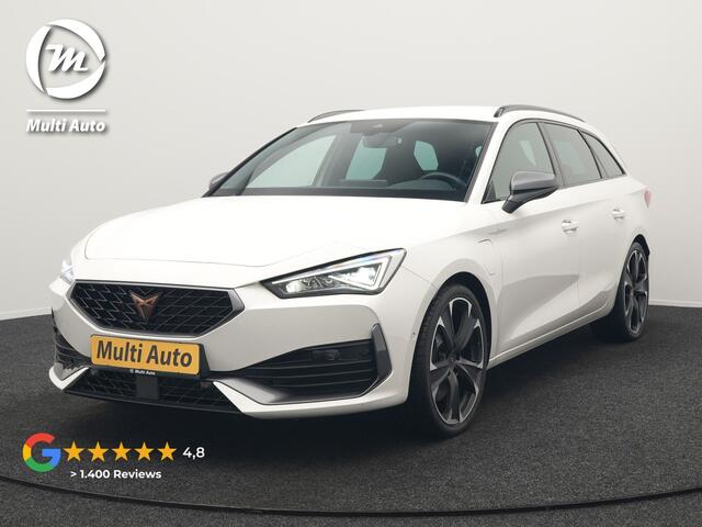 Cupra Leon Sportstourer 1.4 e-Hybrid VZ Adrenaline Plug In Hybrid 245pk PHEV | Trekhaak Af Fabriek | Adaptive Cruise | Camera | Sportstoelen Memory & Verwarmd | Trekhaak af Fabriek | Virtual | 19"L.M | Camera | Keyless | Apple Carplay | Sfeerverlichting | Navigat