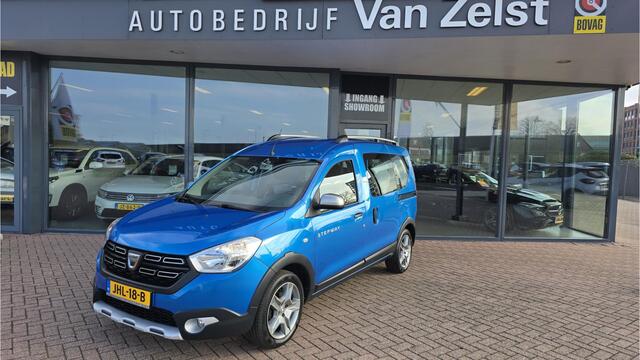 Dacia DOKKER 1.3 TCe Stepway 131 PK , AIRCO, Multimediasysteem, Navigatie, Achteruitrijcamera, Cruise control, Bluetooth, Parkeersensoren, Elektrische ramen en spiegels, BOVAG GARANTIE