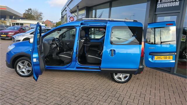 Dacia DOKKER 1.3 TCe Stepway 131 PK , AIRCO, Multimediasysteem, Navigatie, Achteruitrijcamera, Cruise control, Bluetooth, Parkeersensoren, Elektrische ramen en spiegels, BOVAG GARANTIE