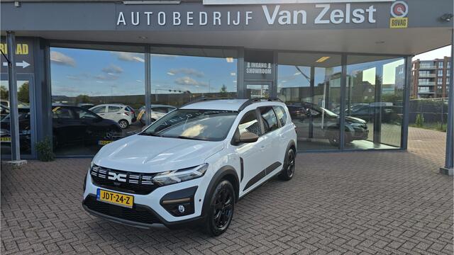 Dacia Jogger 1.6 Hybrid 140 Extreme 7p. Automaat, Airco(automatisch), Carplay/Android auto, Bluetooth, Cruise control, Parkeersensoren, Camera, Keyless, Digitaal instrumentenpaneel, Elektrische ramen en spiegels, Nieuwstaat, Fabrieksgarantie!!
