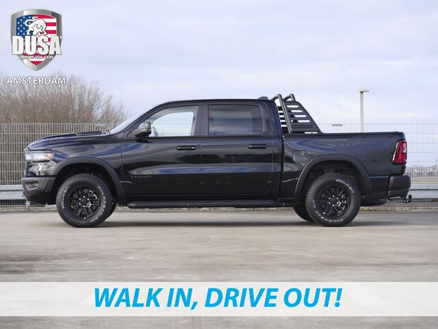 Dodge 1500 RAM | Rebel | Premium | 4x4 | Crew Cab | 3.0L Twin-turbo I6 | SST | 14,4 inch Touchscreen | 10,2 inch Passenger Screen | Harman Kardon | INCL BPM-VOORDEEL Getoonde accessoires zijn verkrijgbaar tegen meerprijs