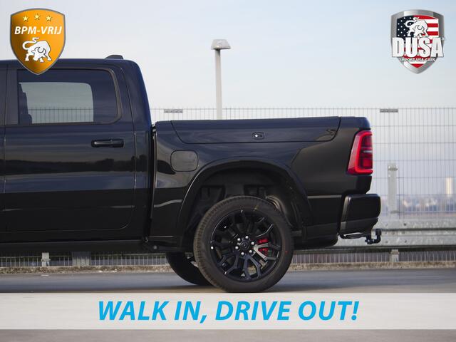 Dodge 1500 RAM | | Limited | Night | 3.0L Twin-Turbo I6 | High Output | RAMBOX Passenger Display | 14,4 Touch Screen | Harman Kardon | INCL BPM-VOORDEEL Getoonde accessoires zijn verkrijgbaar tegen meerprijs