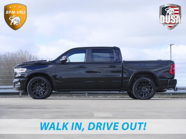 Dodge 1500 RAM | | Limited | Night | 3.0L Twin-Turbo I6 | High Output | RAMBOX Passenger Display | 14,4 Touch Screen | Harman Kardon | INCL BPM-VOORDEEL Getoonde accessoires zijn verkrijgbaar tegen meerprijs