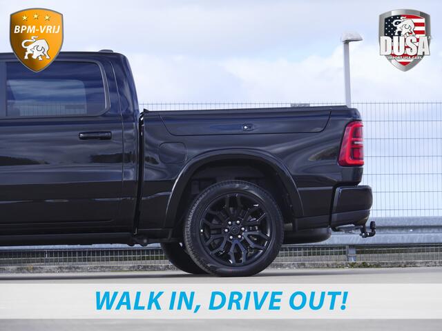 Dodge 1500 RAM | | Limited | Night | 3.0L Twin-Turbo I6 | High Output | RAMBOX Passenger Display | 14,4 Touch Screen | Harman Kardon | INCL BPM-VOORDEEL Getoonde accessoires zijn verkrijgbaar tegen meerprijs
