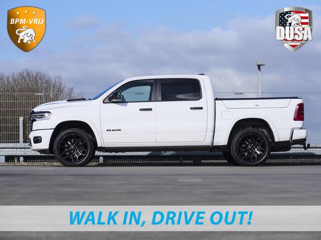 Dodge 1500 RAM | | Limited | Night | 3.0L Twin-Turbo I6 | High Output | RAMBOX Passenger Display | 14,4 Touch Screen | Harman Kardon | INCL BPM-VOORDEEL Getoonde accessoires zijn verkrijgbaar tegen meerprijs