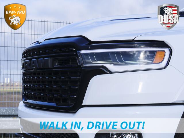 Dodge 1500 RAM | | Limited | Night | 3.0L Twin-Turbo I6 | High Output | RAMBOX Passenger Display | 14,4 Touch Screen | Harman Kardon | INCL BPM-VOORDEEL Getoonde accessoires zijn verkrijgbaar tegen meerprijs
