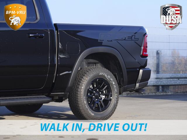 Dodge 1500 RAM | | Rebel | Premium | 4x4 | Crew Cab | 3.0L Twin-turbo I6 | SST | 14,4 inch Touchscreen | 10,2 inch Passenger Screen | Harman Kardon | INCL BPM-VOORDEEL Getoonde accessoires zijn verkrijgbaar tegen meerprijs