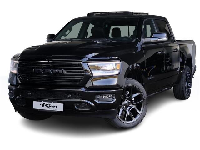 Dodge 1500 Ram 5.7 V8 4x4 Crew Cab Sport Night Edition | Elektrisch Sidebars | Pano-Dak | Groot Navi | eTorque |