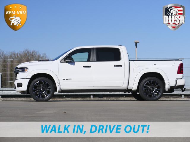 Dodge 1500 RAM | | Limited | Night | 3.0L Twin-Turbo I6 | High Output | RAMBOX Passenger Display | 14,4 Touch Screen | Harman Kardon | INCL BPM-VOORDEEL Getoonde accessoires zijn verkrijgbaar tegen meerprijs