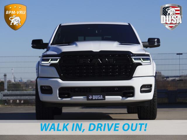 Dodge 1500 RAM | | Limited | Night | 3.0L Twin-Turbo I6 | High Output | RAMBOX Passenger Display | 14,4 Touch Screen | Harman Kardon | INCL BPM-VOORDEEL Getoonde accessoires zijn verkrijgbaar tegen meerprijs