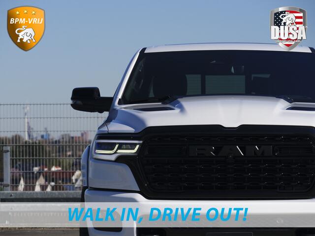 Dodge 1500 RAM | | Limited | Night | 3.0L Twin-Turbo I6 | High Output | RAMBOX Passenger Display | 14,4 Touch Screen | Harman Kardon | INCL BPM-VOORDEEL Getoonde accessoires zijn verkrijgbaar tegen meerprijs