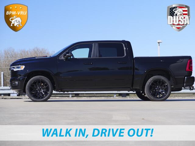 Dodge 1500 RAM | | Limited | Night | 3.0L Twin-Turbo I6 | High Output | RAMBOX Passenger Display | 14,4 Touch Screen | Harman Kardon | INCL BPM-VOORDEEL Getoonde accessoires zijn verkrijgbaar tegen meerprijs