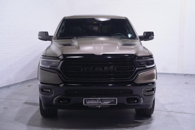 Dodge 1500 Ram 5.7 V8 4x4 Limited Night Luchtvering, 22" LMV 360 Camera, Harman&Kardon, Panoramadak, BPM vrij, 5-Zits