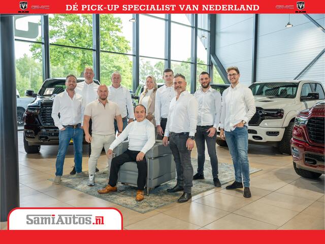 Dodge 1500 Ram Limited Night H.O 540HP 706Nm | Massage + Full Option | De Meest Luxe en Volle Pick-Up in zijn Klasse | Comfortabele Dubbele Cabine met Royale 5 Zitplaatsen | BPM vrij | Nu Leverbaar uit Voorraad | Voorraad Nr 2384 - 5408