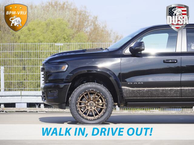 Dodge 1500 RAM | | Limited | 3.0L Twin-Turbo I6 | High Output | BPM-VRIJ | Passenger Display | 14,4 Touch Screen | LPG | RAMBOX Getoonde accessoires zijn verkrijgbaar tegen meerprijs