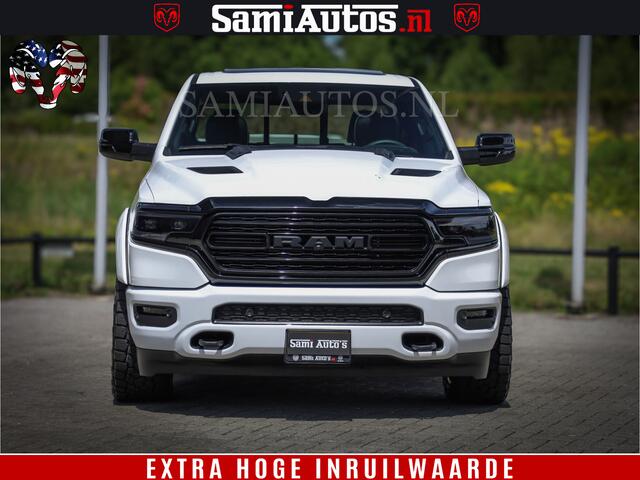 Dodge 1500 Ram Limited Night | 5.7 V8 Hemi Full Option | Comfortabele Dubbele Cabine met Royale 5 Zitplaatsen | De Meest Luxe en Volle Pick-Up in zijn Klasse | BPM vrij | Nu Leverbaar uit Voorraad | Voorraad Nr v45lpr