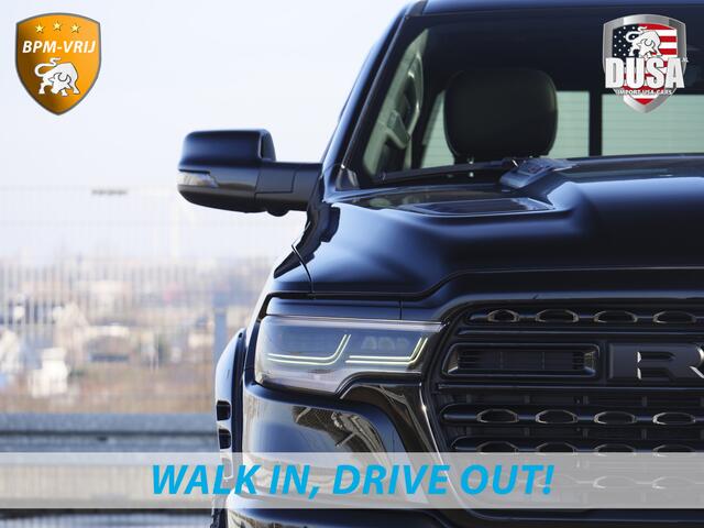 Dodge 1500 RAM | | Limited | Night | 3.0L Twin-Turbo I6 | High Output | BPM-VRIJ | Passenger Display | 14,4 Touch Screen | Harman Kardon | RAMBOX Getoonde accessoires zijn verkrijgbaar tegen meerprijs