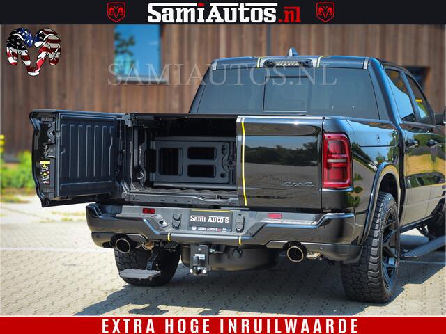 Dodge 1500 Ram Limited Night H.O 540HP 706Nm | Massage + Full Option | De Meest Luxe en Volle Pick-Up in zijn Klasse | Comfortabele Dubbele Cabine met Royale 5 Zitplaatsen | BPM vrij | Nu Leverbaar uit Voorraad | Voorraad Nr 2295 - 8559