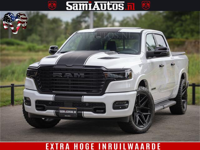 Dodge 1500 RAM Night Premium | Full Option | De Meest Luxe Pick-Up in zijn Klasse | Comfortabele Dubbele Cabine met Royale 5 Zitplaatsen | BPM vrij | Nu Leverbaar uit Voorraad | Voorraad Nr 2230 - 8765