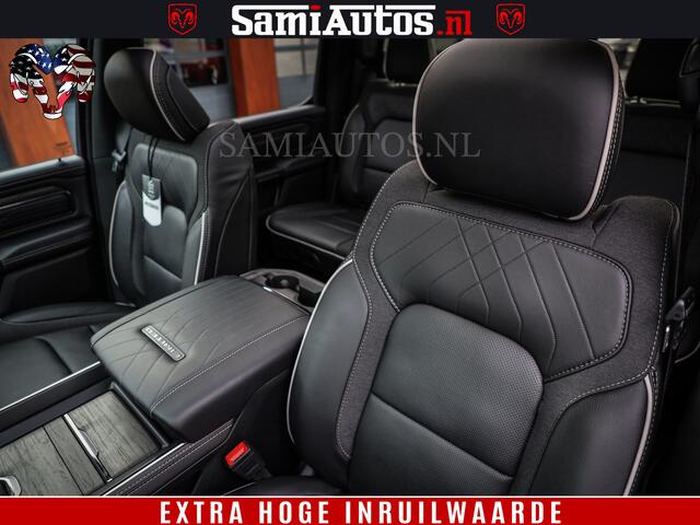 Dodge 1500 Ram Limited Night H.O 540HP 706Nm | Massage + Full Option | De Meest Luxe en Volle Pick-Up in zijn Klasse | Comfortabele Dubbele Cabine met Royale 5 Zitplaatsen | BPM vrij | Nu Leverbaar uit Voorraad | Voorraad Nr 2329 - 5135
