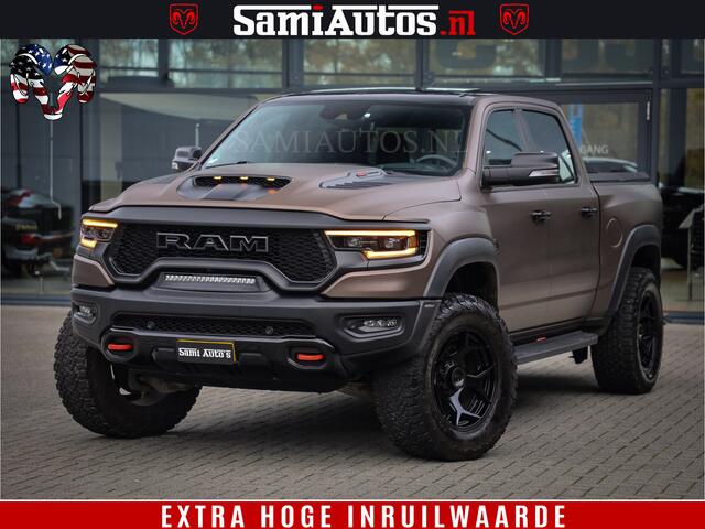 Dodge 1500 Ram TRX HELLCAT 712 PK 6.2 V8 | MEGA DIK | BOM VOL | BLACK ON BLACK | CREW CAB DUBBELE CABINE DC | 5 PERSOONS GRIJS KENTEKEN |