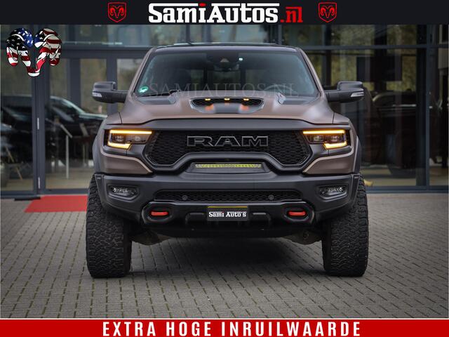 Dodge 1500 Ram TRX HELLCAT 712 PK 6.2 V8 | MEGA DIK | BOM VOL | BLACK ON BLACK | CREW CAB DUBBELE CABINE DC | 5 PERSOONS GRIJS KENTEKEN |