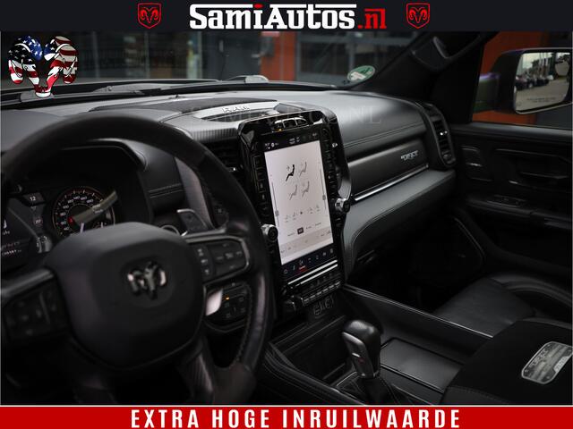 Dodge 1500 Ram TRX HELLCAT 712 PK 6.2 V8 | MEGA DIK | BOM VOL | BLACK ON BLACK | CREW CAB DUBBELE CABINE DC | 5 PERSOONS GRIJS KENTEKEN |