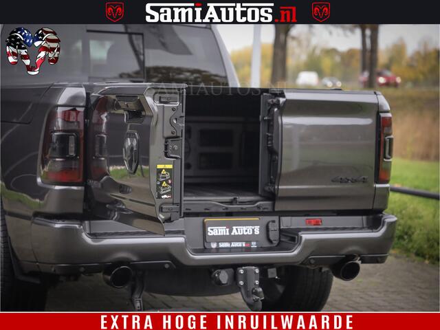 Dodge 1500 RAM SPORT 5.7 V8 HEMI | Virtual | Mega Vol | MWK Klep | XB9 | Adaptive Cruise | 4x4 | Crew Cab | Granite Crystal | Dubbel Cabine DC | 5 persoons | Eerste Eigenaar | Z.G.A.N |