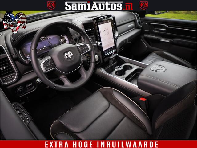 Dodge 1500 RAM SPORT 5.7 V8 HEMI | Virtual | Mega Vol | MWK Klep | XB9 | Adaptive Cruise | 4x4 | Crew Cab | Granite Crystal | Dubbel Cabine DC | 5 persoons | Eerste Eigenaar | Z.G.A.N |