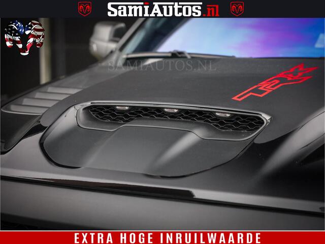 Dodge 1500 RAM TRX 702 PK 6.2 V8 | RED LINE | HELLCAT | RODE STIKSELS | BOM VOL | 4x4 Crew Cab | DUBBELE CABINE DC | 5 PERSOONS | DIAMOND BLACK PEARL | EERSTE EIGENAAR | TOP STAAT |