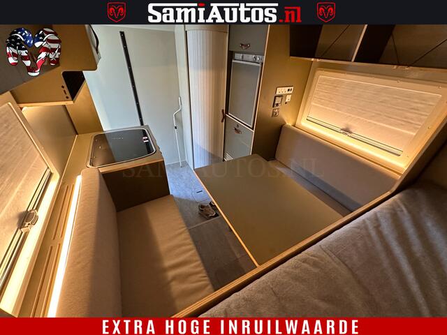 Dodge 1500 Ram ¤15000,- VOORDEEL | CAMPER / AFZET UNIT | SHOWROOM MODEL | 4 PERSOONS | AIRCO | ZONNEPANEEL | VERWARMING | DOUCHE | WC | LUIFEL | 4 SLAAP PLAATSEN | Let Op: Investeer in deze unieke afzetunit camper en verdien direct!