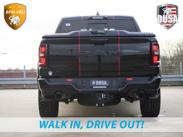 Dodge 1500 RAM | | Laramie | Premium Night | 3.0L I6 Hurricane | 4X4 | BPM-VRIJ | BPM-VRIJ | Niveau regeling | Passenger Display | Getoonde accessoires zijn verkrijgbaar tegen meerprijs