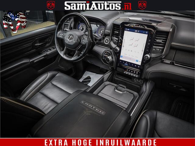 Dodge 1500 Ram LIMITED NIGHT | FEUL BLACK WHEELS | BOM VOL | 5.7 V8 4x4 | DUBBELE CABINE | MWK | XB9 | HUD | TOP STAAT