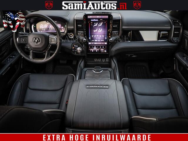 Dodge 1500 Ram Limited Night High Output 540HP 706Nm | Massage + Full Option | De Meest Luxe en Volle Pick-Up in zijn Klasse | Comfortabele Dubbele Cabine met Royale 5 Zitplaatsen | BPM vrij | Nu Leverbaar uit Voorraad | Voorraad Nr 2320 - 5138