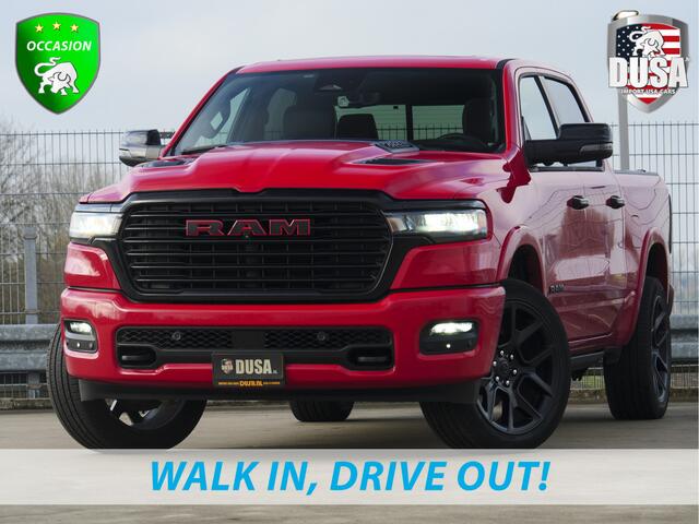 Dodge 1500 RAM | Laramie | Premium Night | 3.0L I6 Hurricane | Crew Cab | 4X4 | Panorama | LPG | 14,4-inch Touchscreen | Passenger Display | Getoonde accessoires zijn verkrijgbaar tegen meerprijs