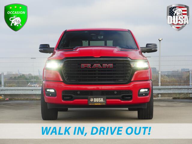 Dodge 1500 RAM | Laramie | Premium Night | 3.0L I6 Hurricane | Crew Cab | 4X4 | Panorama | LPG | 14,4-inch Touchscreen | Passenger Display | Getoonde accessoires zijn verkrijgbaar tegen meerprijs
