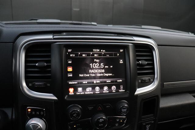 Dodge 1500 Ram 5.7 V8 Quad Cab 6'4 LAGE BIJTELLING !!! | LIMITED| LEDER | SCHUIFDAK | TREKHAAK | MEMORY | STOEL/STUURVERW. | ALPINE | STOELVERK. | CRUISE | NAVI | RAM BOX
