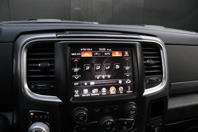 Dodge 1500 Ram 5.7 V8 Quad Cab 6'4 LAGE BIJTELLING !!! | LIMITED| LEDER | SCHUIFDAK | TREKHAAK | MEMORY | STOEL/STUURVERW. | ALPINE | STOELVERK. | CRUISE | NAVI | RAM BOX