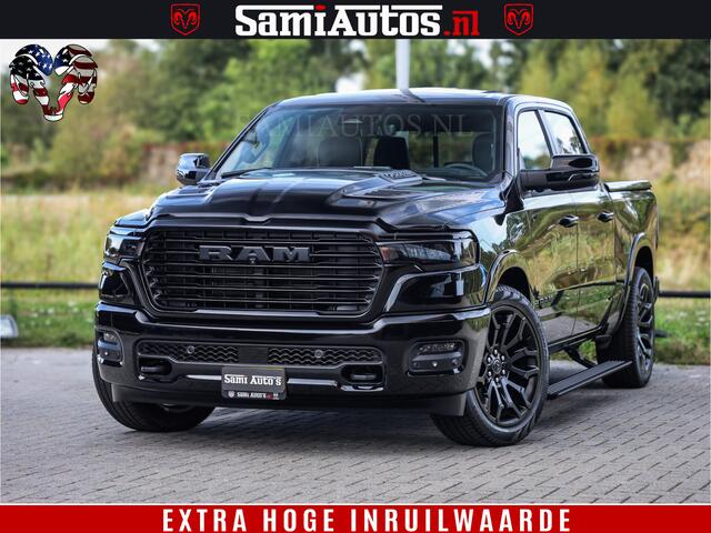 Dodge 1500 Ram Night Premium | Full Option | Eerste Eigenaar | De Meest Luxe Pick-Up in zijn Klasse | Comfortabele Dubbele Cabine met Royale 5 Zitplaatsen | Bom Vol |