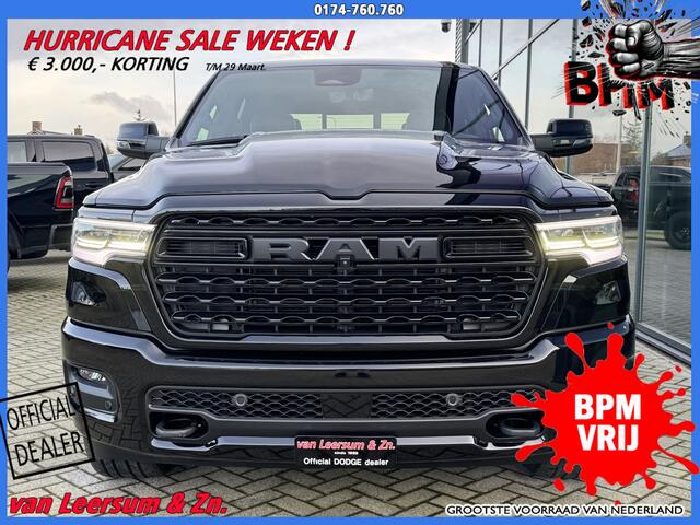Dodge RAM PICKUP Limited Night 540 PK | DE MEEST LUXUEUZE | Massage stoelen | Pano | H&K | Passenger Screen