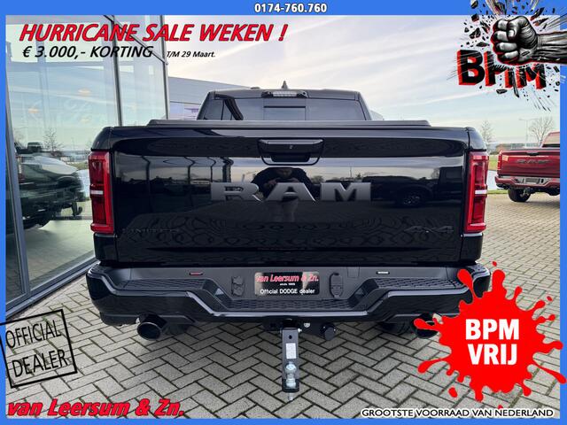 Dodge RAM PICKUP Limited Night 540 PK | DE MEEST LUXUEUZE | Massage stoelen | Pano | H&K | Passenger Screen