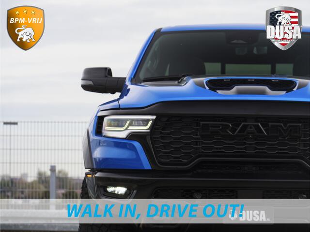 Dodge RAM PICKUP | RHO | 3.0L Twin-Turbo I6 | 4x4 | Crew Cab | Black Edition | Panoramadak | 14,4-inch Touchscreen | Passenger Display | Getoonde accessoires zijn verkrijgbaar tegen meerprijs