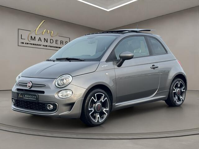 Fiat 500 1.0 Hybrid Sport 2022 GRIJS | Leder | Panorama schuifdak | Displ
